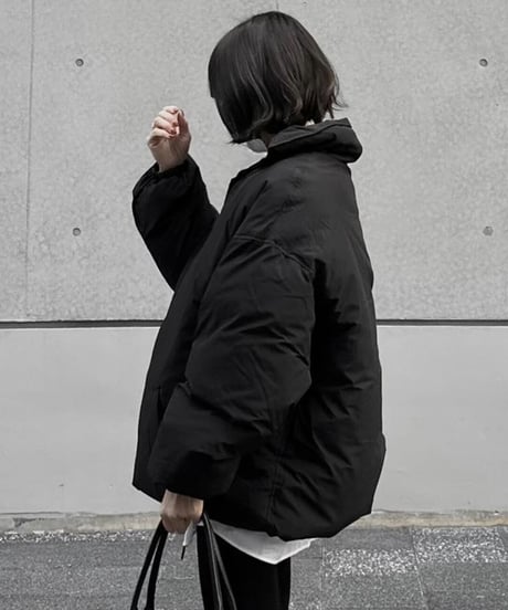 oversize coach jacket black
