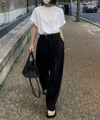 over size t-shirt (white/black)