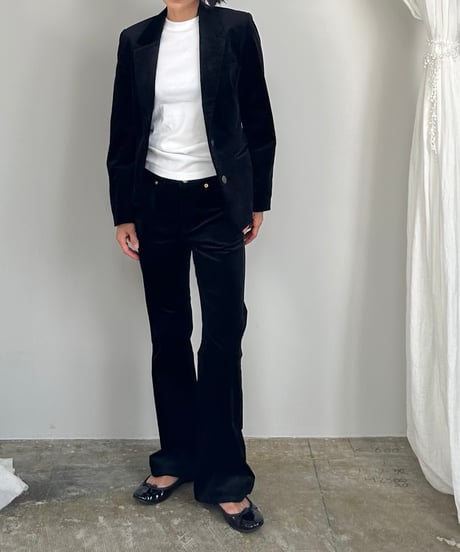 ok.soon×piccadilly velours jacket(black)