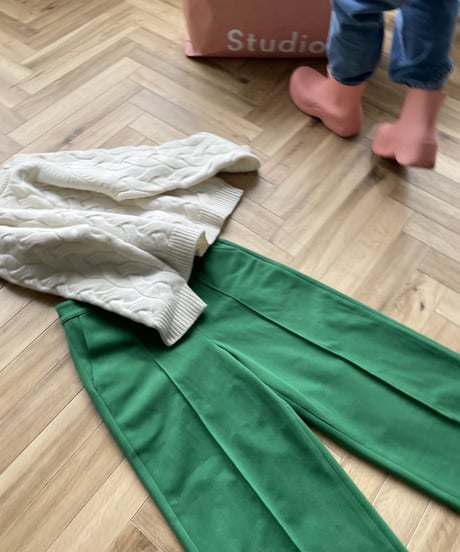 ワイドスラックスgreen