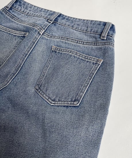 cotton slim pants denim