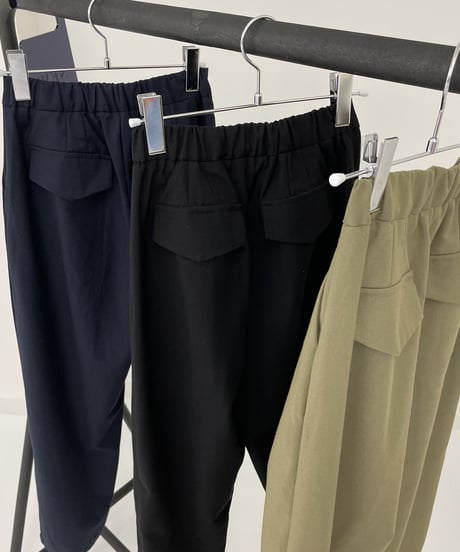 high waist tapered slacks(khaki/black/navy)