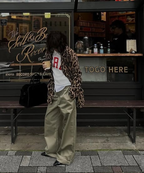 ok.soon×dickies wide chino pants(new beige)