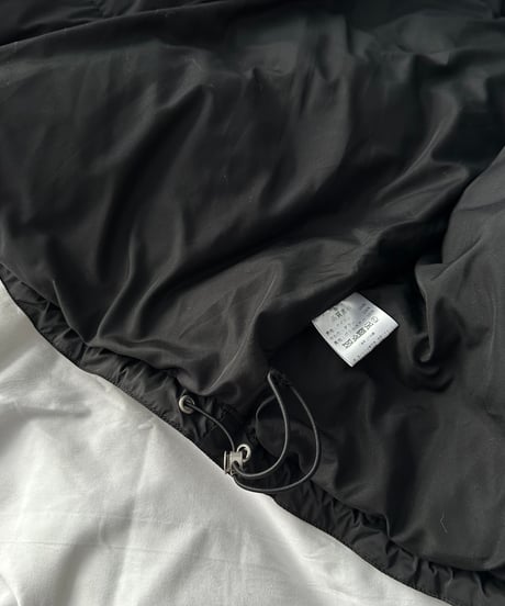 hooded down jacket(black)
