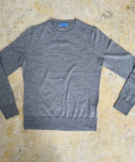 merino wool crew neck knit