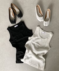 basic tank top (white/black)
