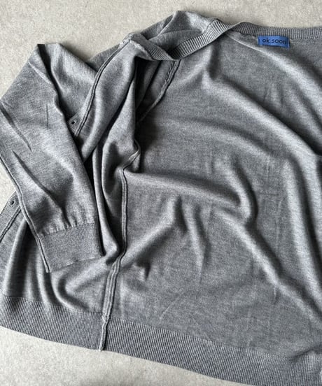 crew neck cardigan