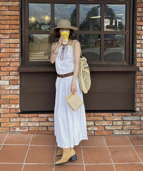 long tiered dress
