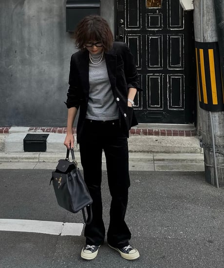 ok.soon×piccadilly velours pants(black/brown/camel)