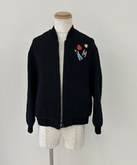 tweed blouson