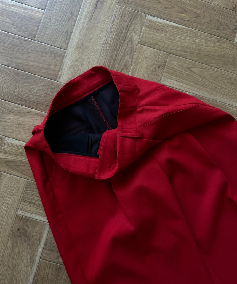 1tuck casual slacks red | ok.soon