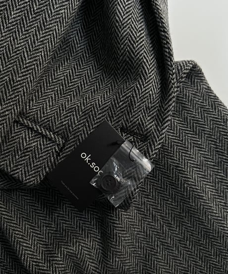 herringbone wool coat