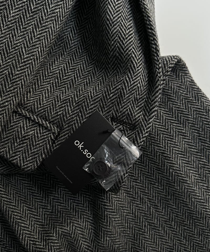 herringbone wool coat | ok.soon herringbone wool coat | ok.soon