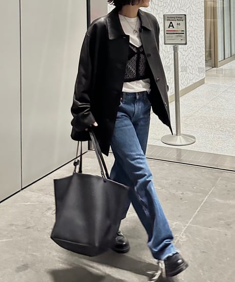 basic leather jacket