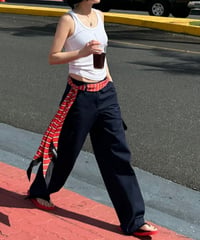 low rise cargo pants