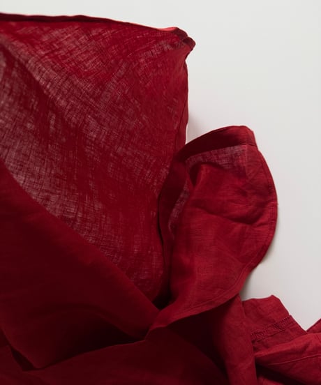 linen shirt red