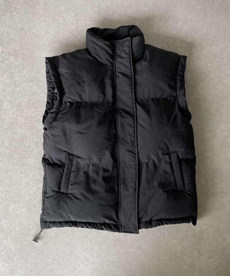 padding vest(black/camel) | ok.soon