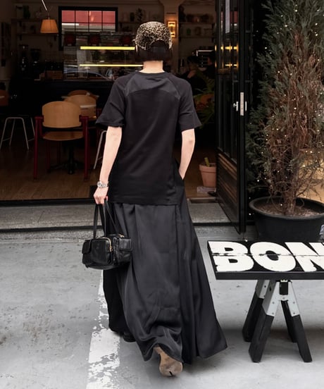 black maxi dress