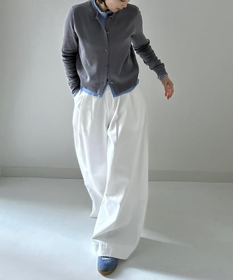 wide white pants