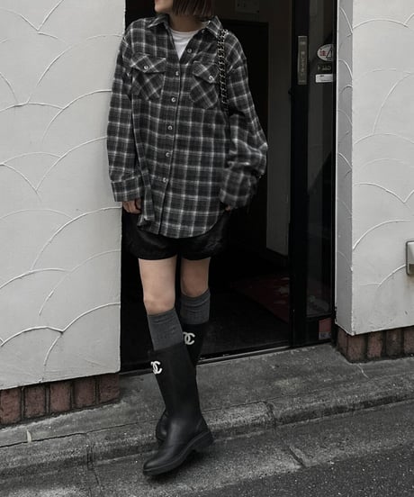 flannel check shirt