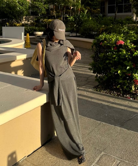 relax series linen blend maxi dress