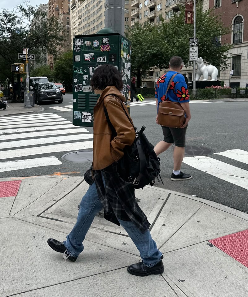 pre-order］hooded leather blouson(camel) | ok.soon