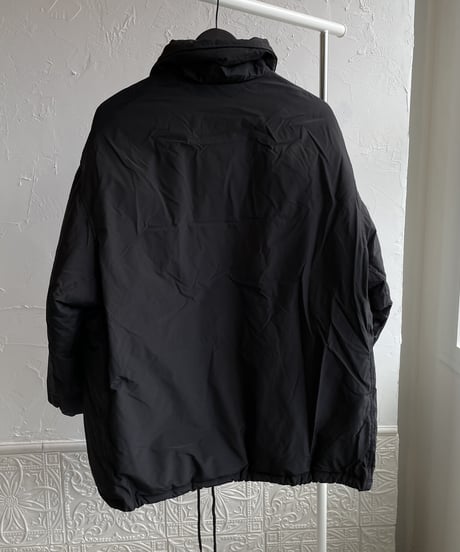 oversize coach jacket black