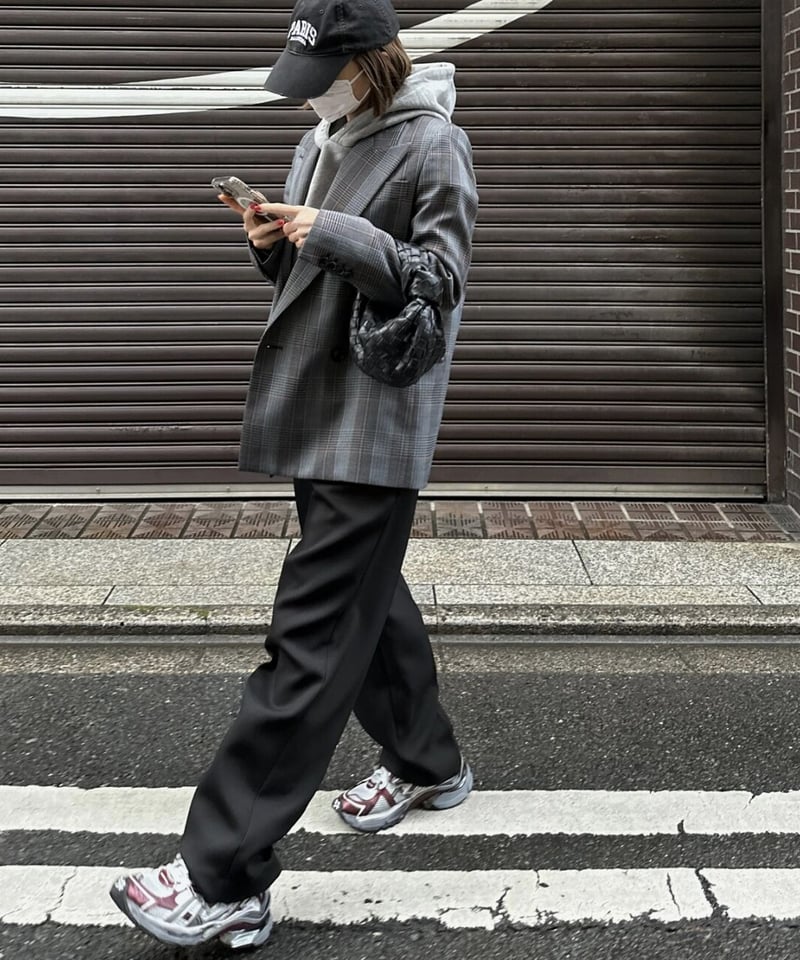 ok soon】tailored slacks(black) 未使用タグ付き - スラックス