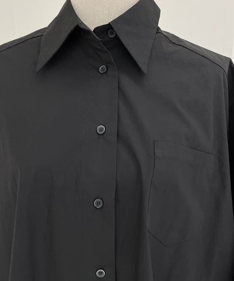 over long shirt (black)