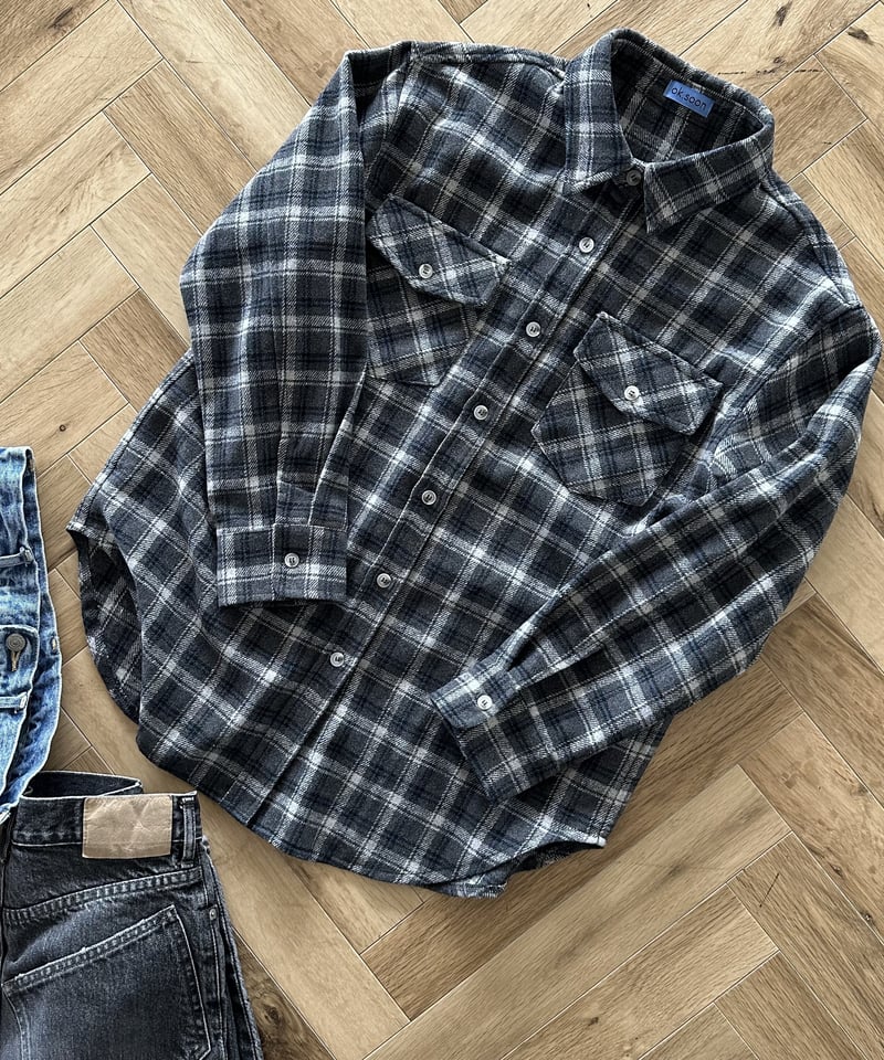 トップス ok.soon flannel check shirt flannel check shirt | ok.soon