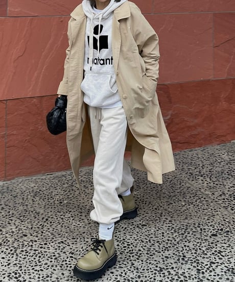 light soutien collar coat (black/beige)