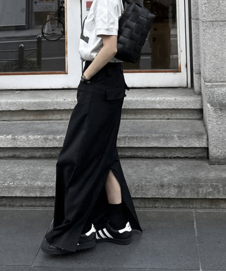 maxi skirt black