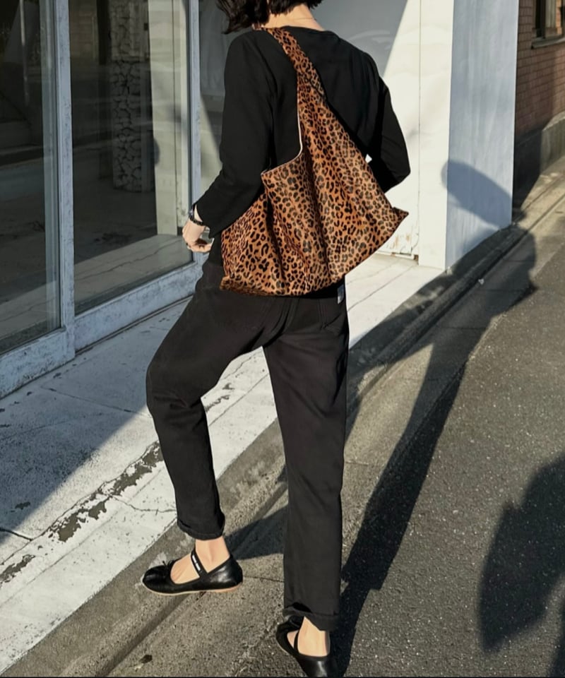 pre-order］leopard leather bag | ok.soon