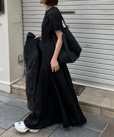 black maxi dress