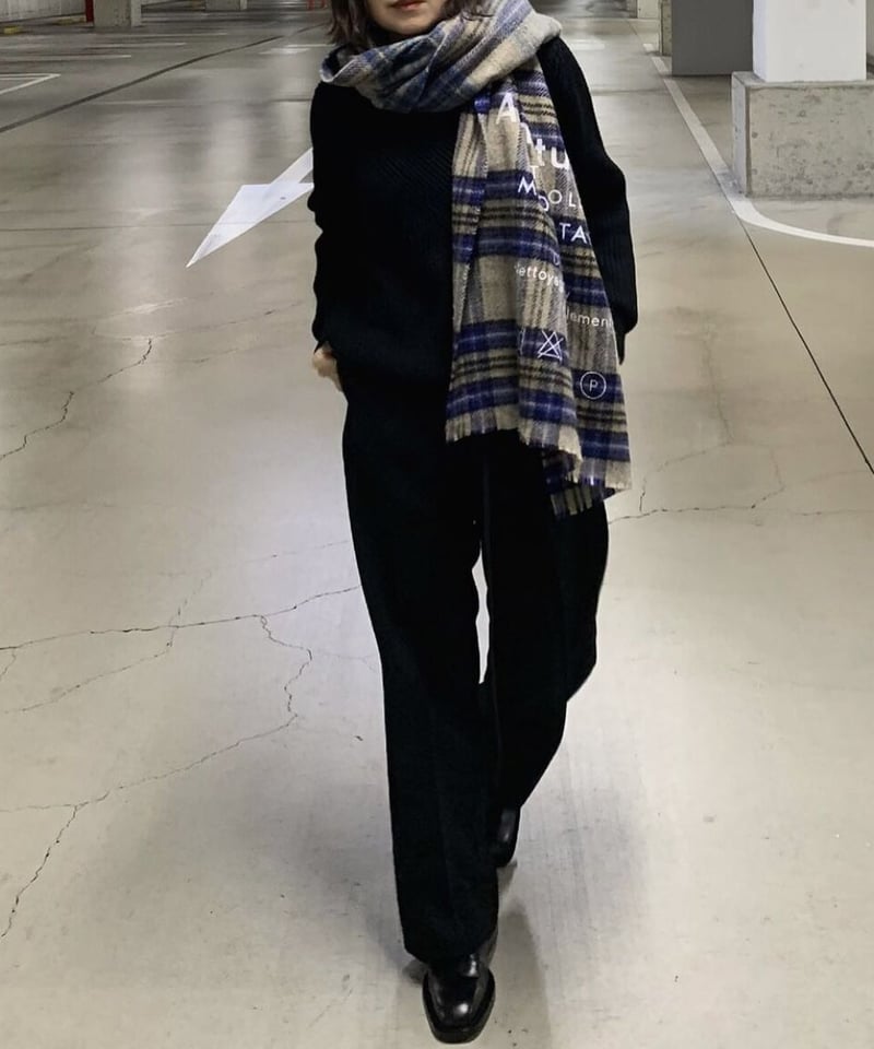 high-waist wool like slacks | ok.soon