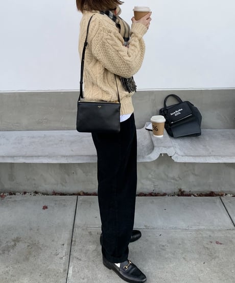 コーデュロイテーパードパンツ
