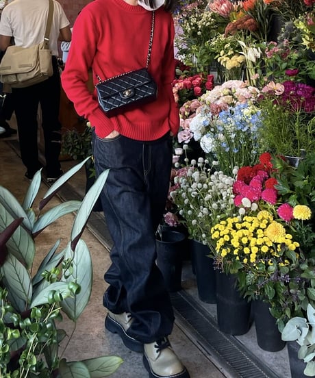 cotton sweater (red)