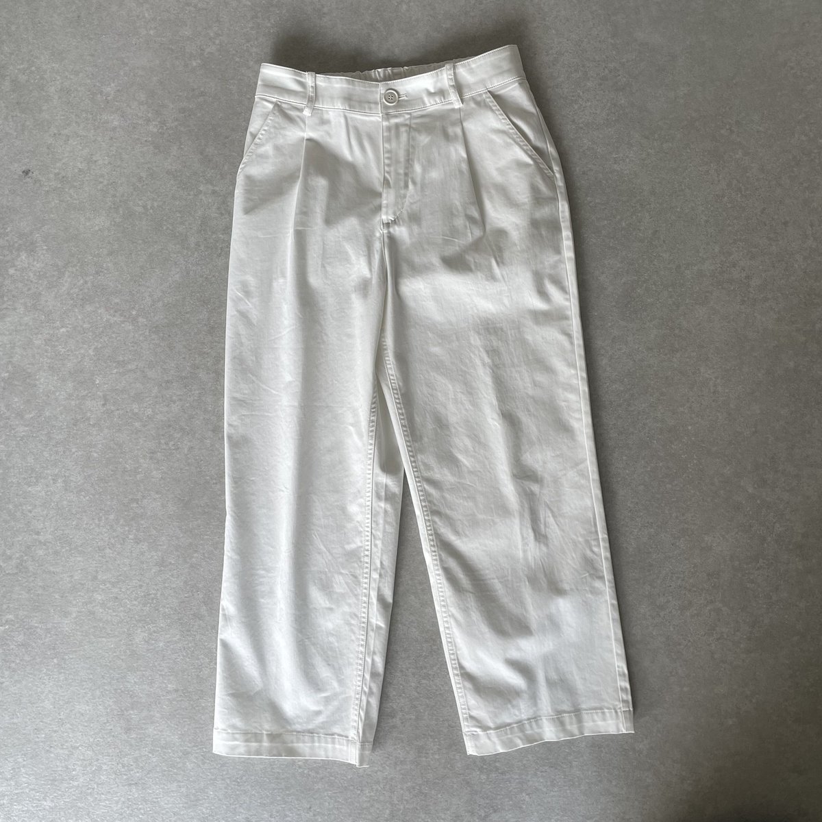 cotton white pants | ok.soon