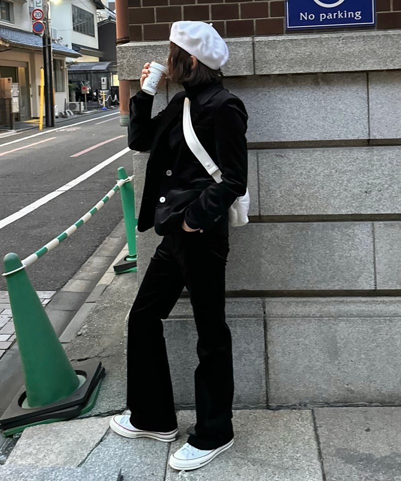 ok.soon×piccadilly velours jacket(black) | ok.soon