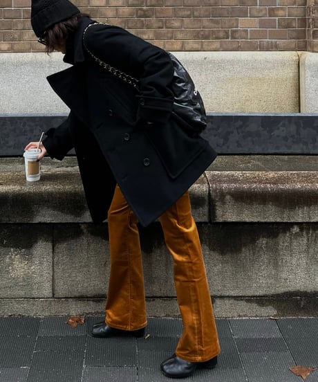 ok.soon×piccadilly velours pants(black/brown/camel)