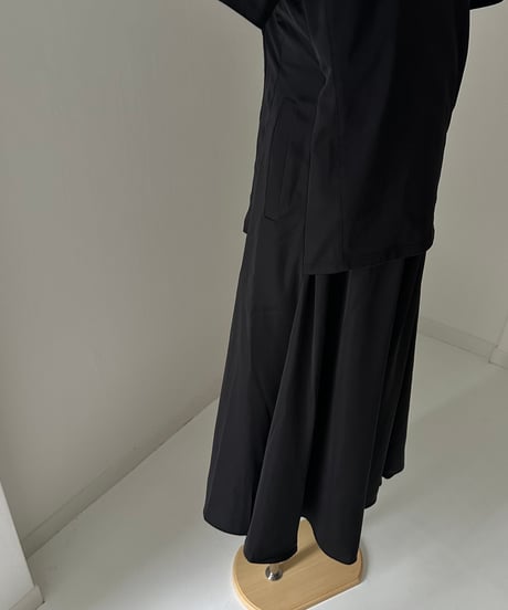 black maxi dress