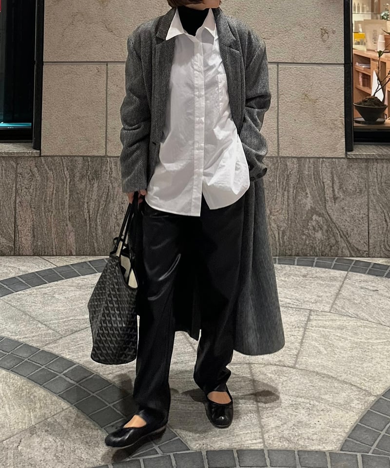 herringbone wool coat | ok.soon