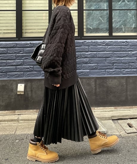 クロシェットニットblack