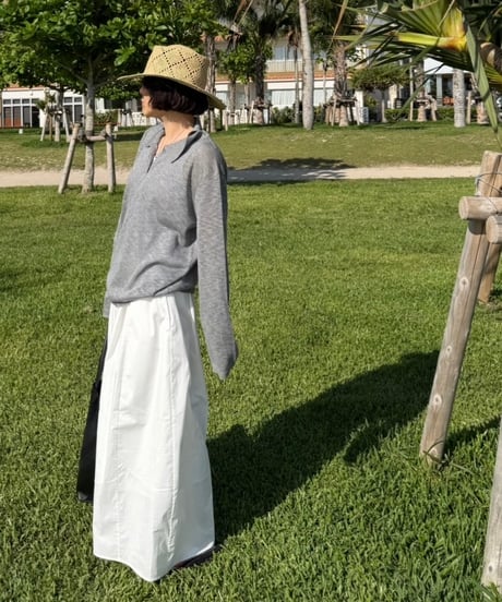 crisp cotton skirt
