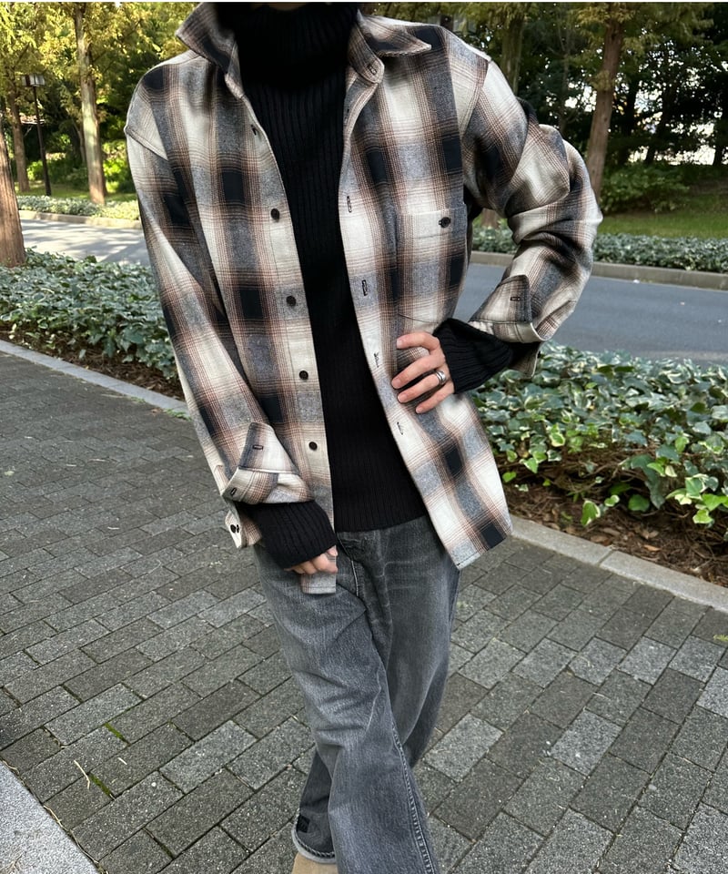 flannel check shirt | ok.soon