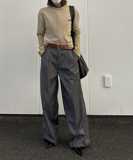 front fly shirt (gray)