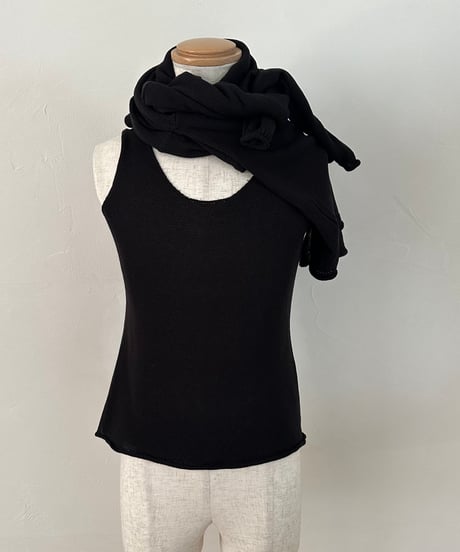 relax series linen blend cardigan & sleeveless knit