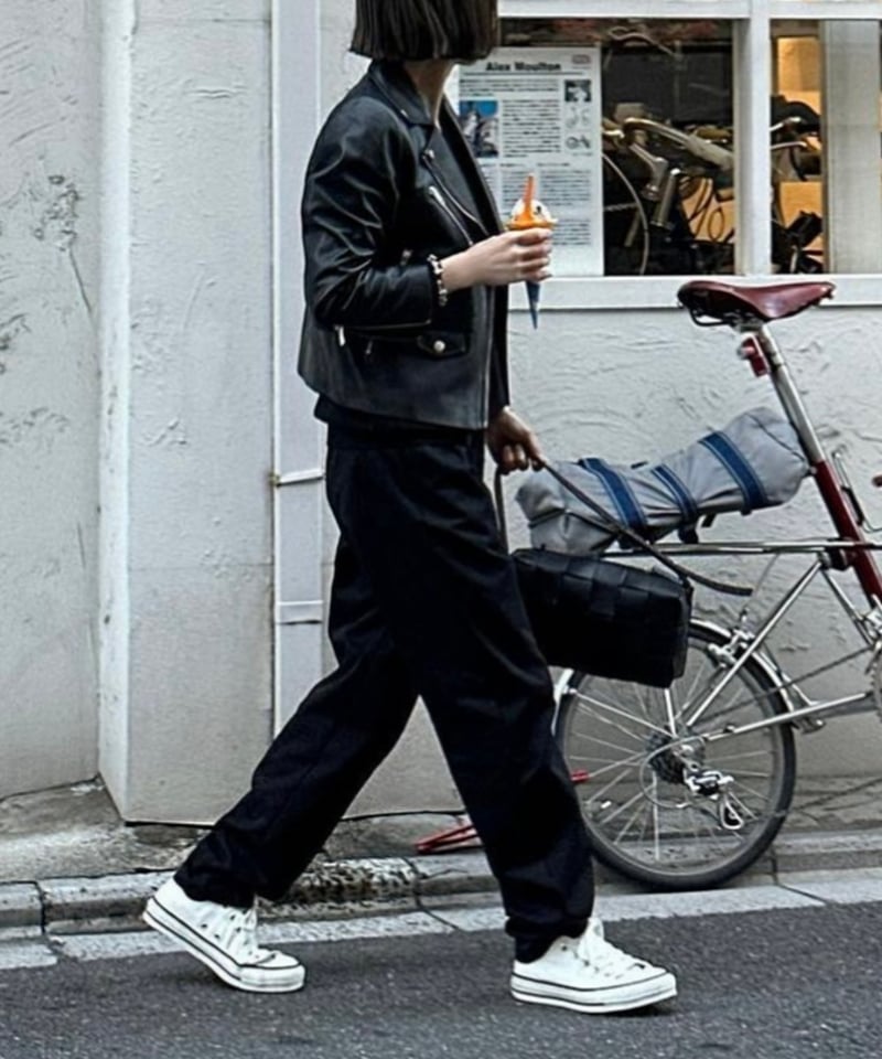 ok.soon×dickies 2tuck tapered chino pants (blac ok.soon×dickies 2tuck tapered chino pants (blac