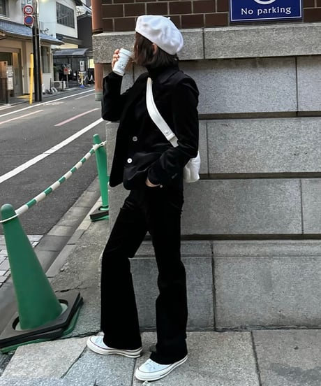 ok.soon×piccadilly velours pants(black/brown/camel)