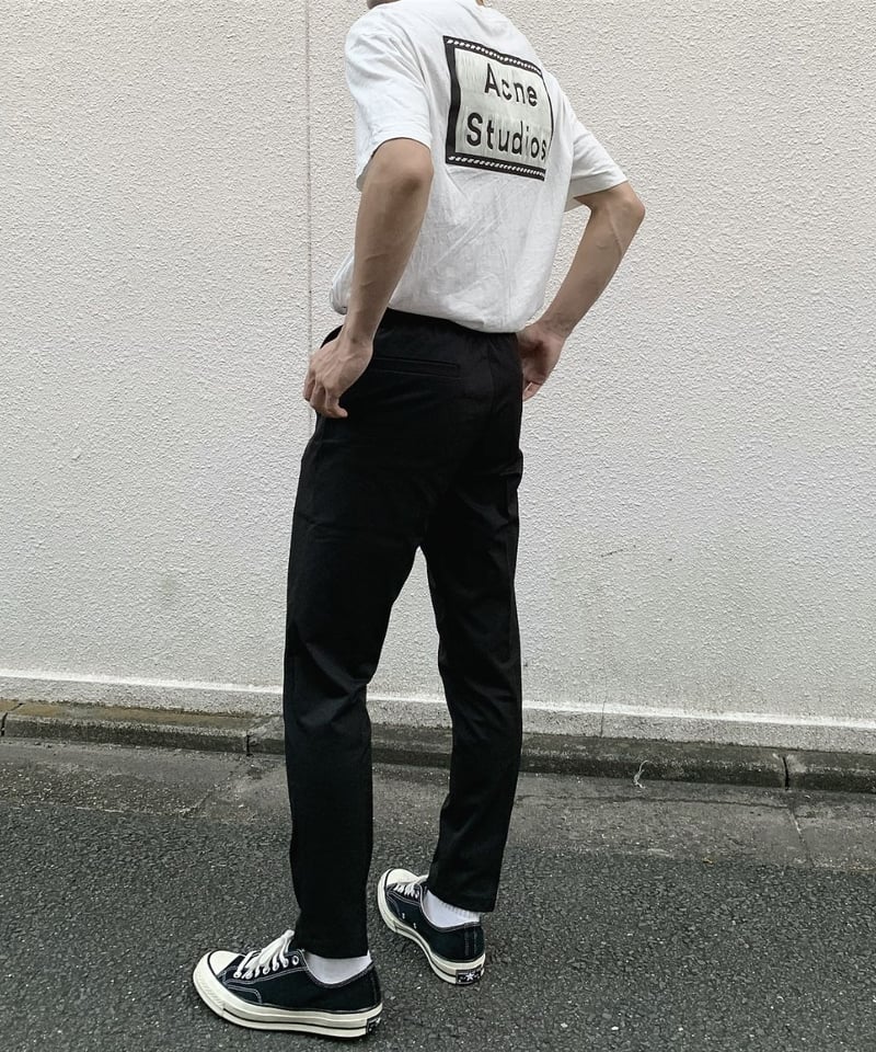 men'sテーパードスラックス black | ok.soon men'sテーパードスラックス black | ok.soon